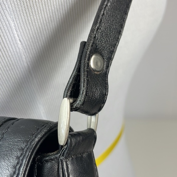 DEREK ALEXANDER Black leather crossbody bag - Picture 5 of 16